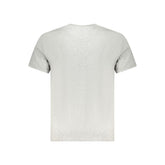 Tommy Hilfiger Gray Cotton Men T-Shirt